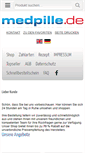 Mobile Screenshot of medpille.de